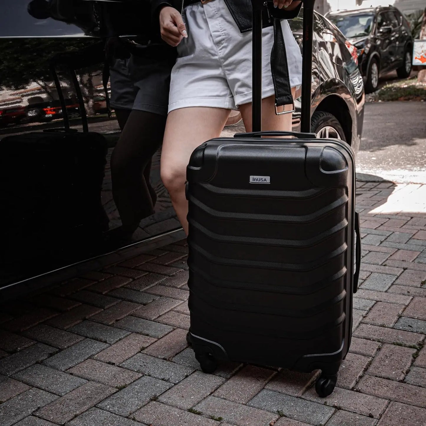Luggage With Spinner Wheels Durable Lightweight Hardshell Suitcase