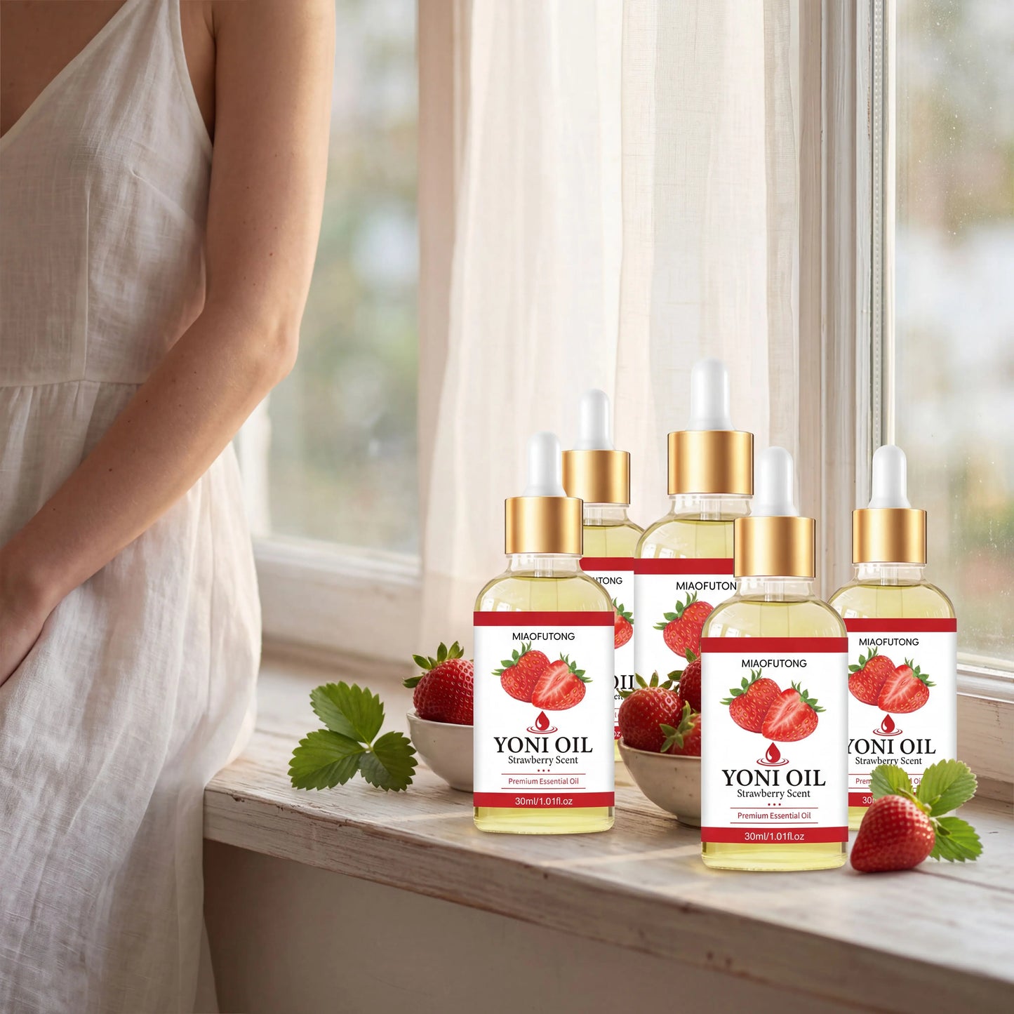 Private Care Intimate Oil Strawberry Fragrance For Daily Hydration