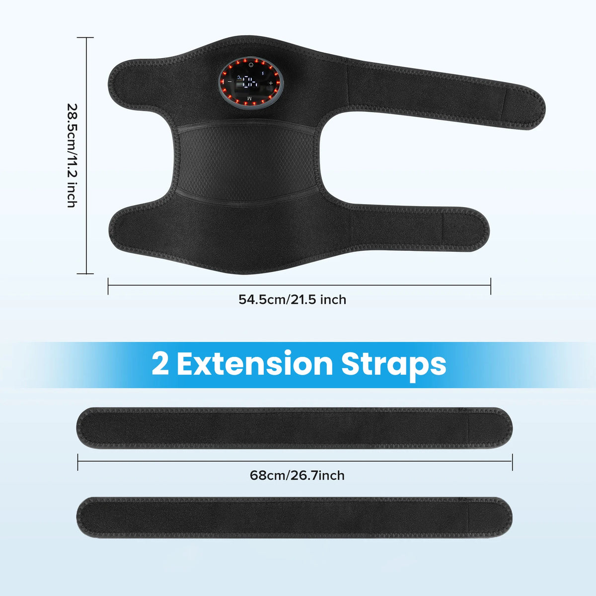 Hailicare Electric Knee Massager With Heat And Vibration Therapy