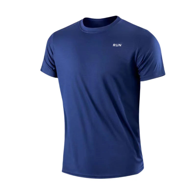 Men's Quick Dry Short Sleeve Gym T Shirt Moisture Wicking