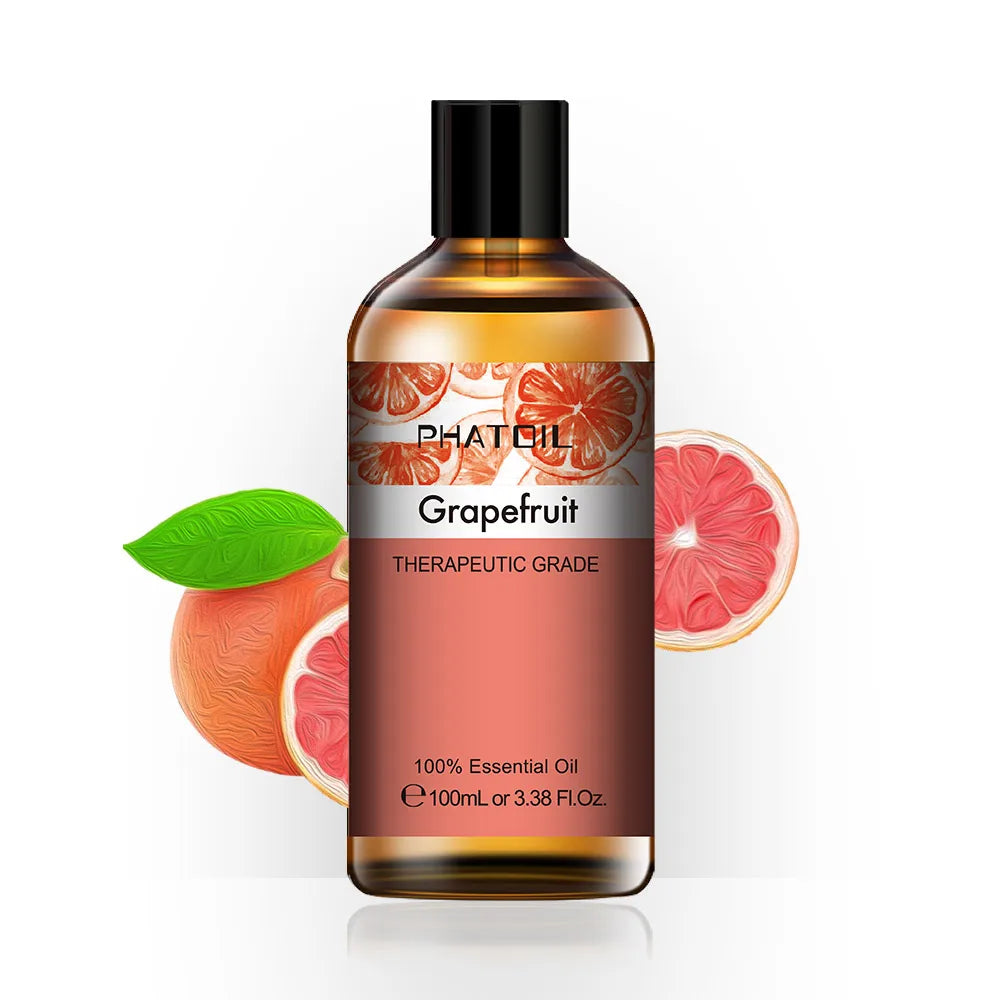 PHATOIL Pure Natural Essential Oils Set Rose Orange Lemon Lavender