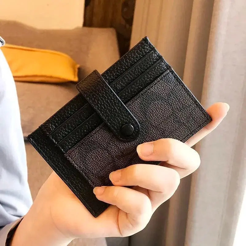 Saint Bos Ultra Thin Monogram Card Holder Wallet Compact