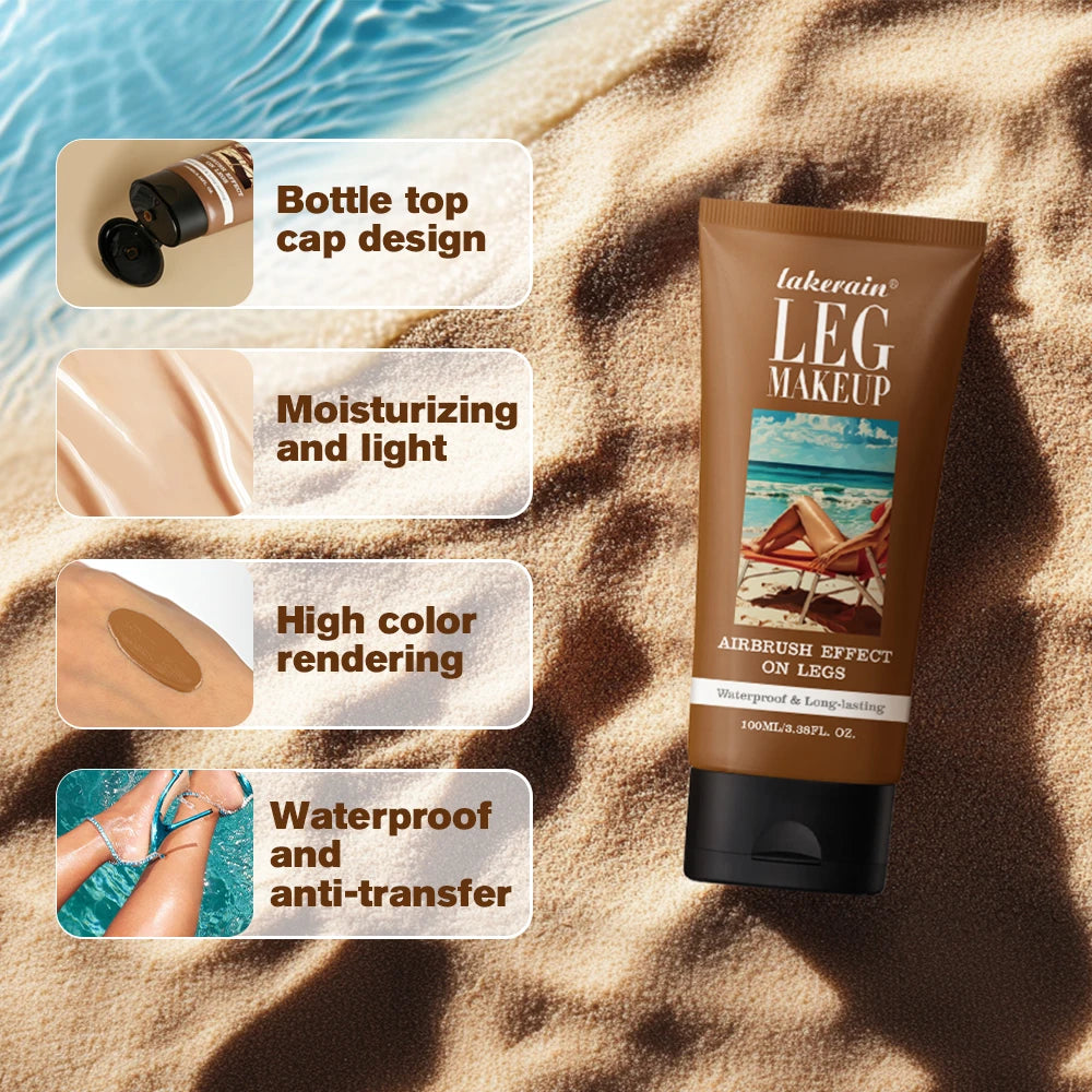 Ibcccndc Leg Makeup Foundation Long Lasting Water Resistant Cosmetic