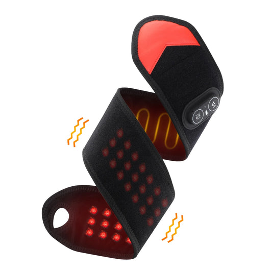 Hailicare Cordless Heating Knee And Ankle Wrap With Red Light Therapy