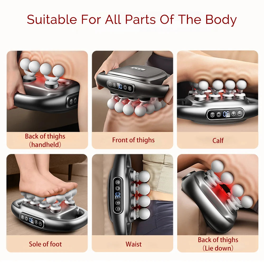 Foreverlily 16-Head Fascia Gun High Frequency Massage Device