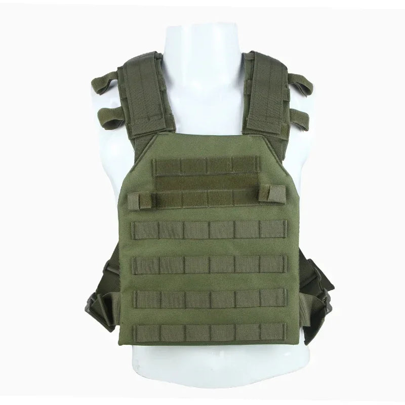 Tactical Plate Carrier Vest Molle System For Airsoft Training