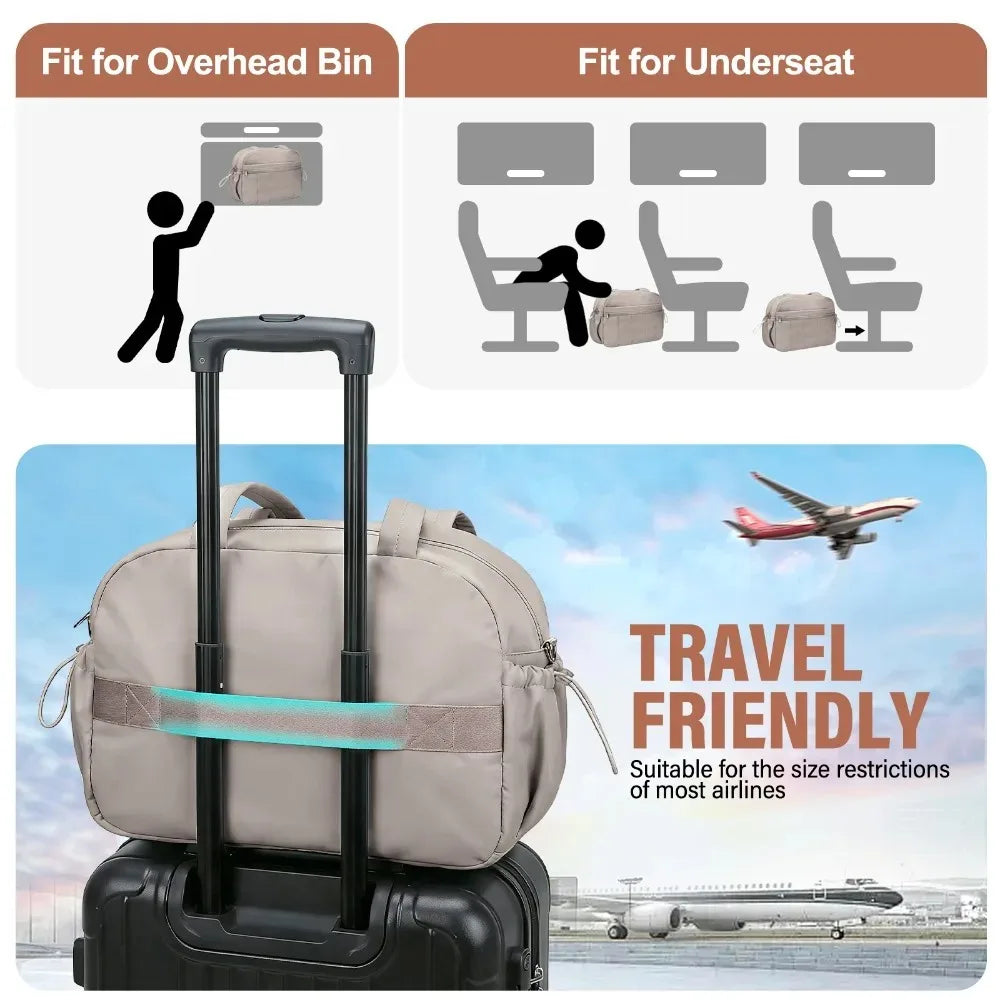 Women's Travel Duffel Bag With Wet Pocket Lightweight