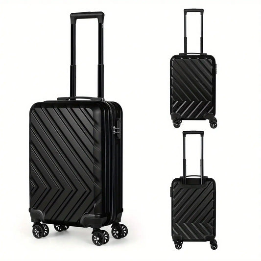 ABS Trolley Luggage Case With Spinner Wheels And Customs Lock