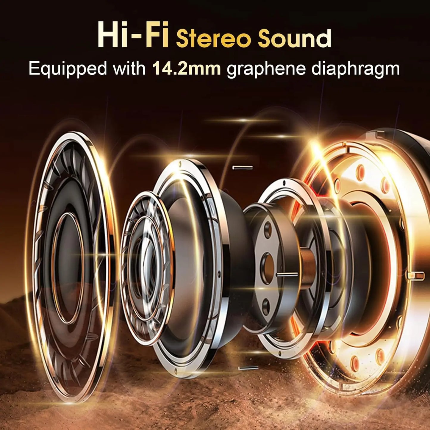 GDLYL HD65 TWS Bluetooth 5.4 Earphones With LED Display