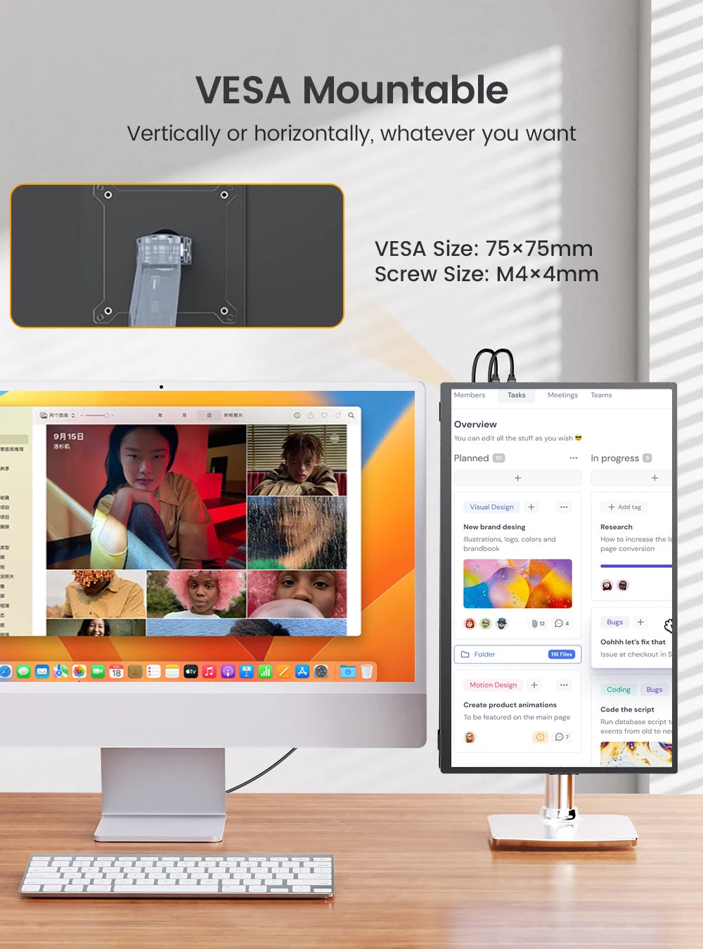 Uperfect Usteam E6 Pro 1080P 120Hz Touchscreen Portable Monitor