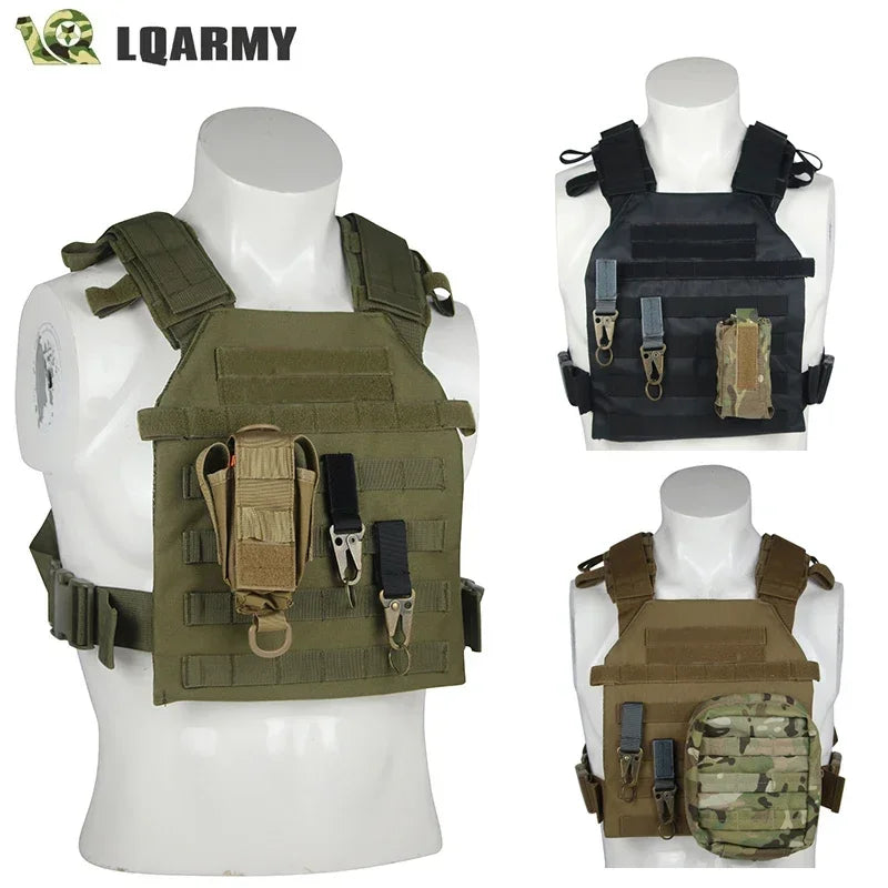 Tactical Plate Carrier Vest Molle System For Airsoft Training