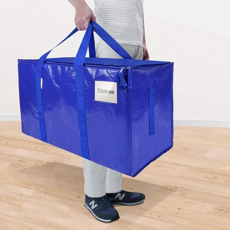 2 Pack Extra Large Moving Bags With Zippers And Handles