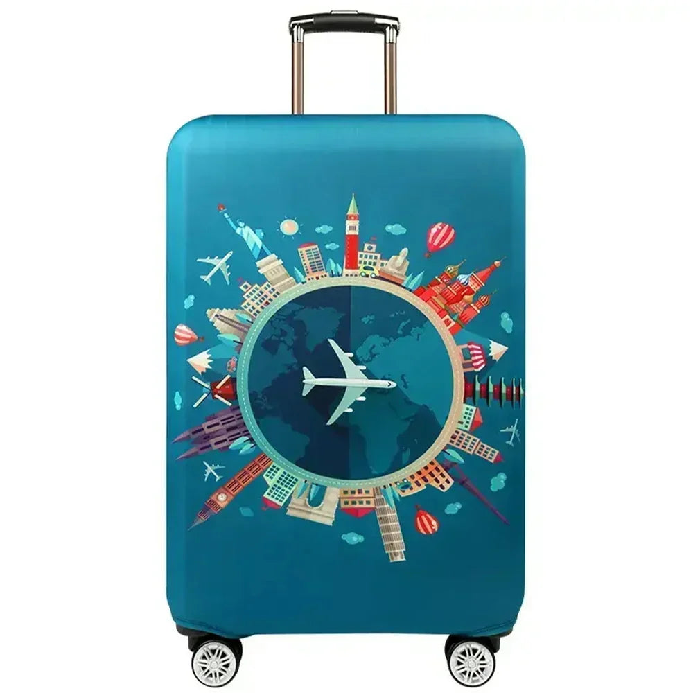 Stretch Luggage Cover Protector Elastic Fabric Fits Suitcases