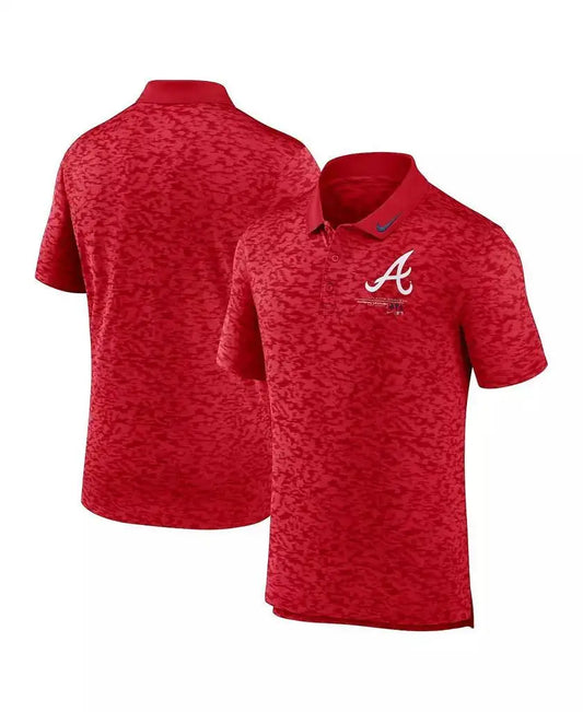 Nike Men's Atlanta Braves Next Level Polo Shirt Performance