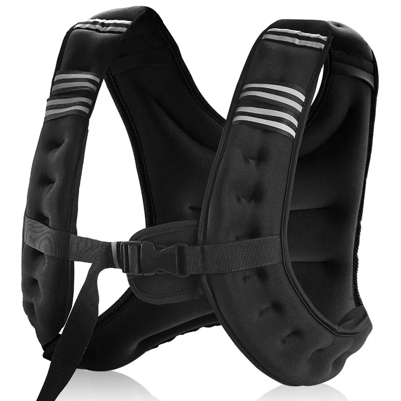 Weight Vest With Reflective Stripe For Cardio And Strength Training