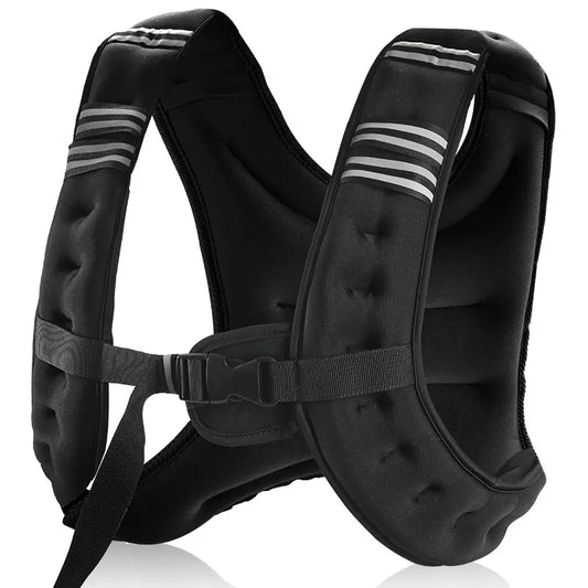 Weight Vest With Reflective Stripe For Cardio And Strength Training