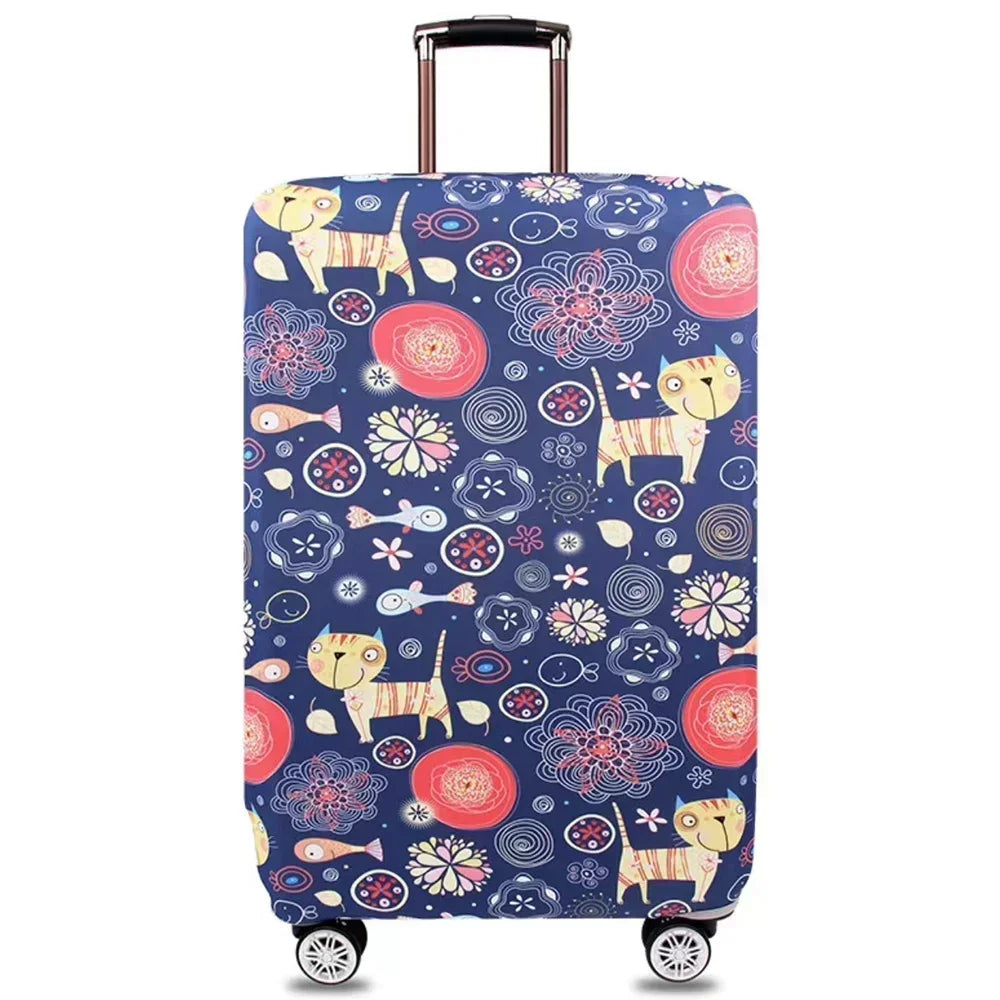 Stretch Luggage Cover Protector Elastic Fabric Fits Suitcases