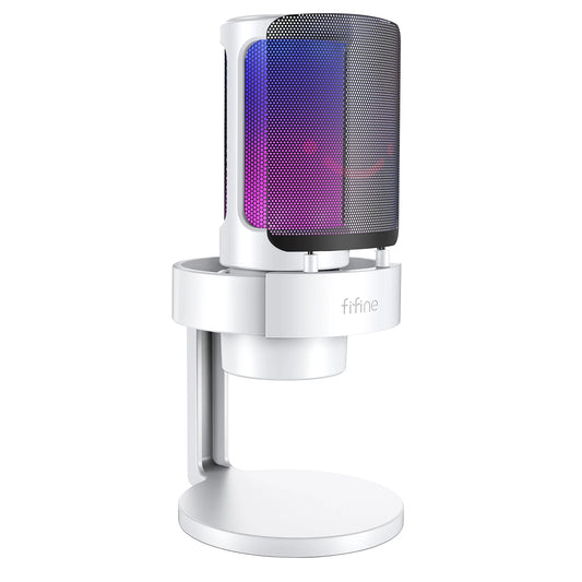 FIFINE USB Microphone A8 With Headphone Output And Touch Mute