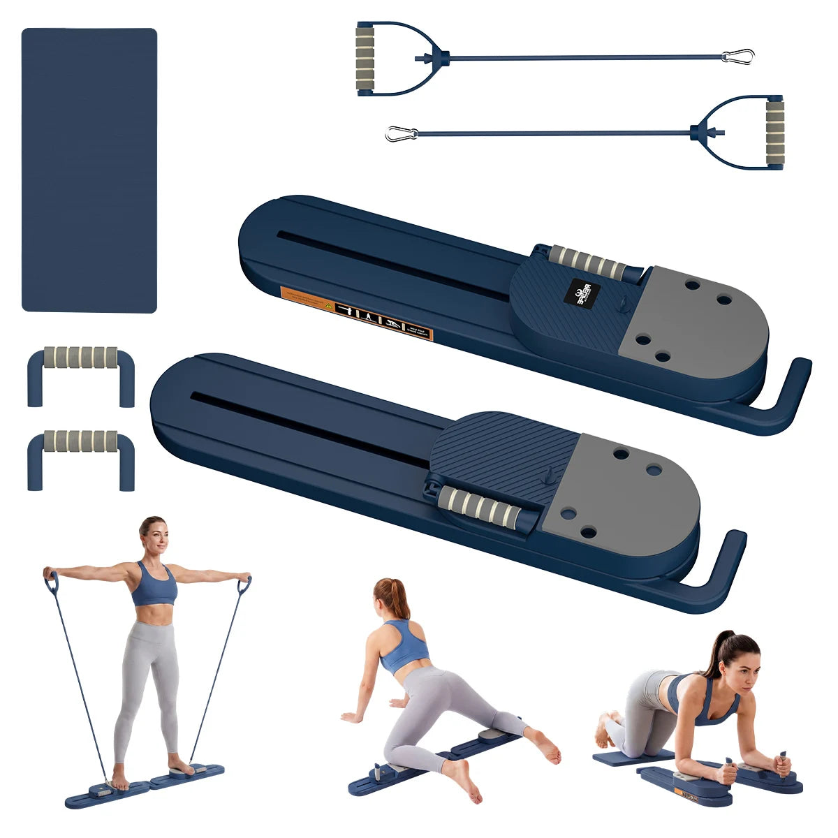 Adjustable Split Pilates Board Full Body Trainer Home Gym