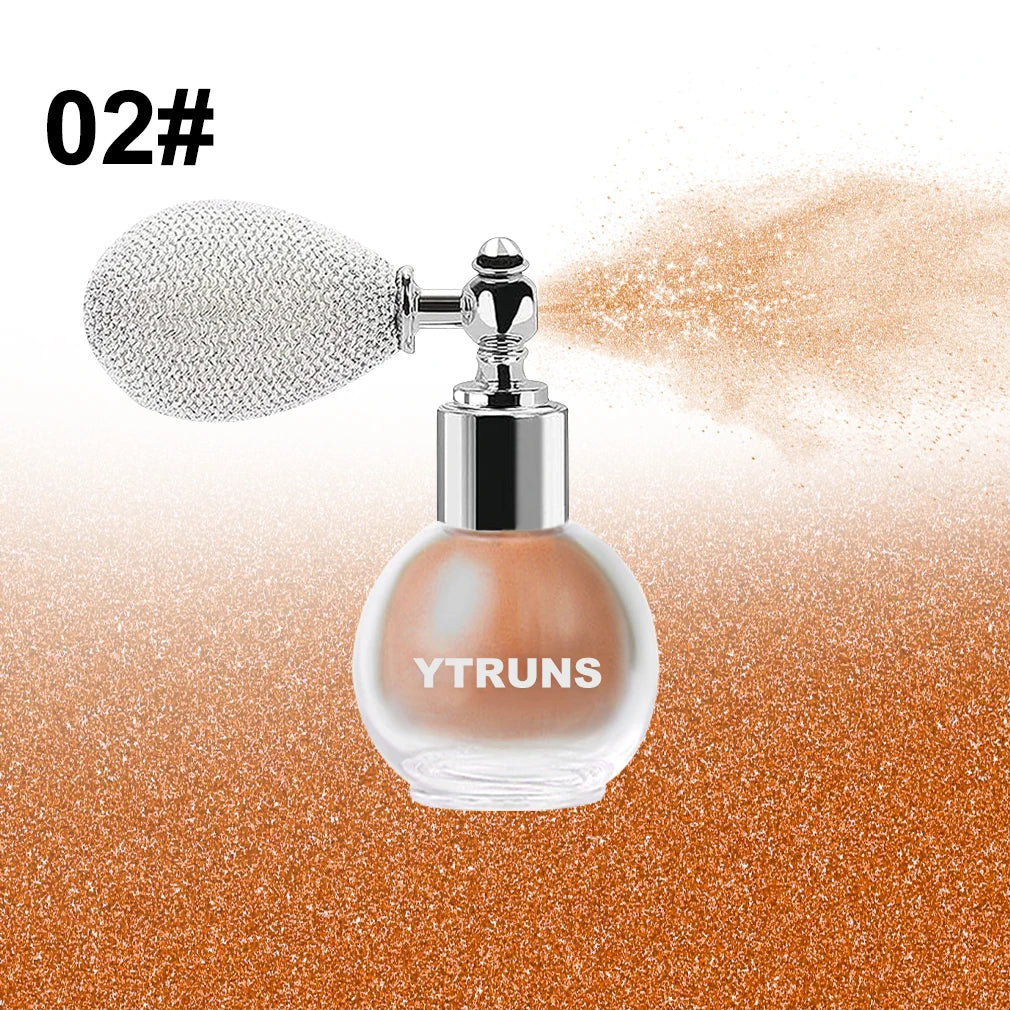 Star Glitter Spray Body Makeup Highlighter 3D Laser Glitter Powder