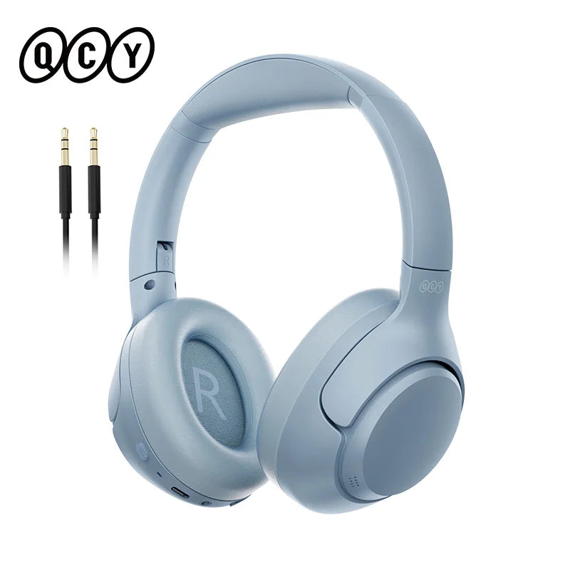 QCY H3 Wireless Headphones With Active Noise Cancellation Bluetooth 5.4