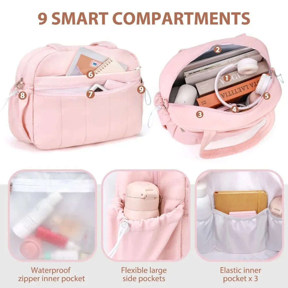 Women's Travel Duffel Bag With Wet Pocket Lightweight